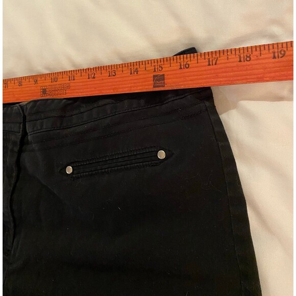 Cato Walking Shorts Black Womens Size 14 Large Casual Summer Vacation Beach - Picture 5 of 7